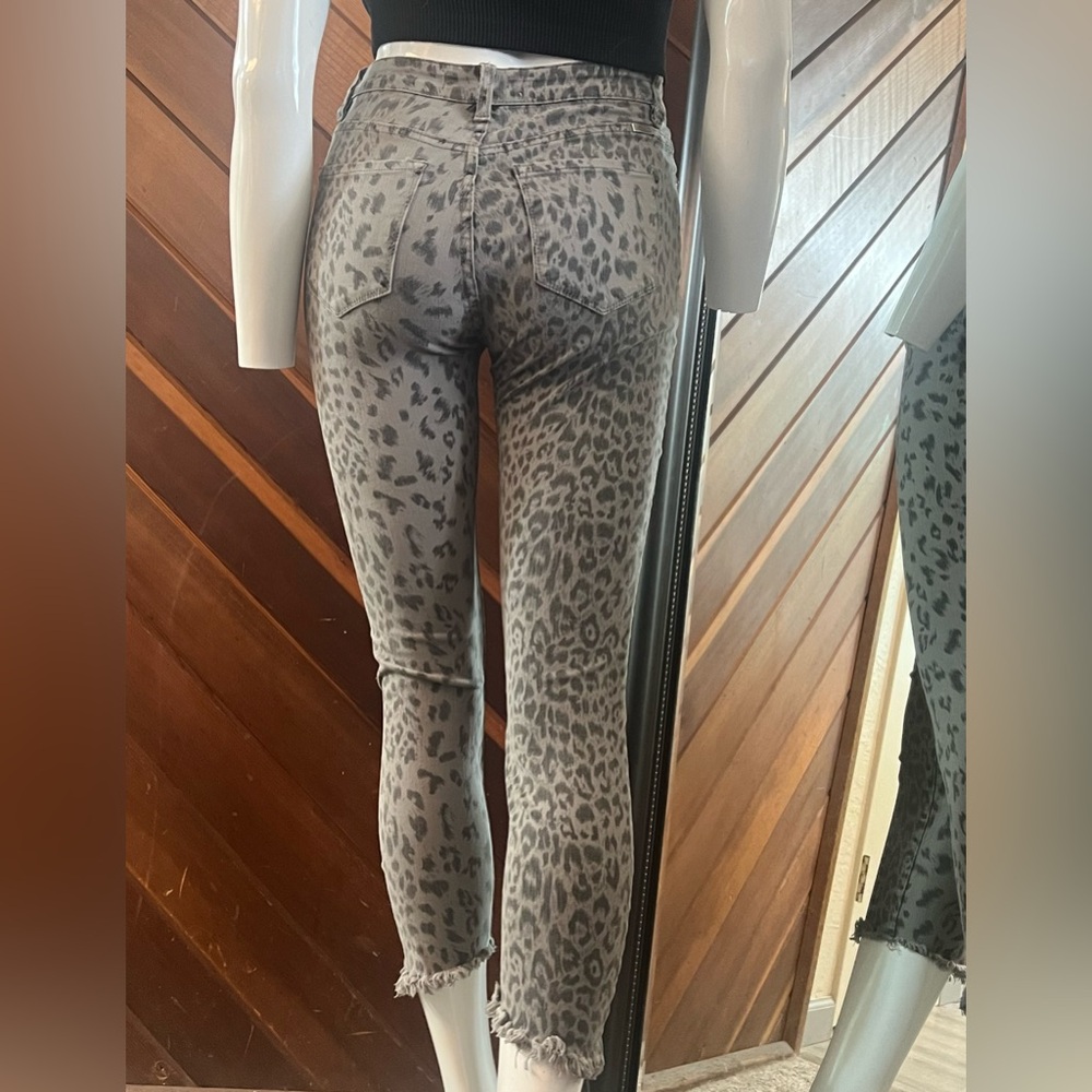 Leopard Print Jeans - image 2